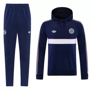 Bayern München Hoodie Trenings Collegegenser Set 2026/2027 Navy