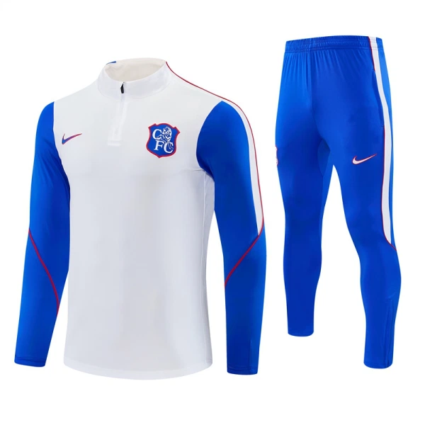 Chelsea Trenings Collegegenser Set 2026/2027 Hvit Chelsea Trenings Collegegenser Set 2026/2027 Hvit
