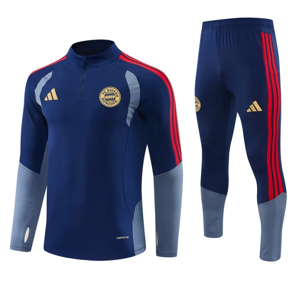 FC Bayern München Trenings Collegegenser Set 2026/2027 Blå FC Bayern München Trenings Collegegenser Set 2026/2027 Blå
