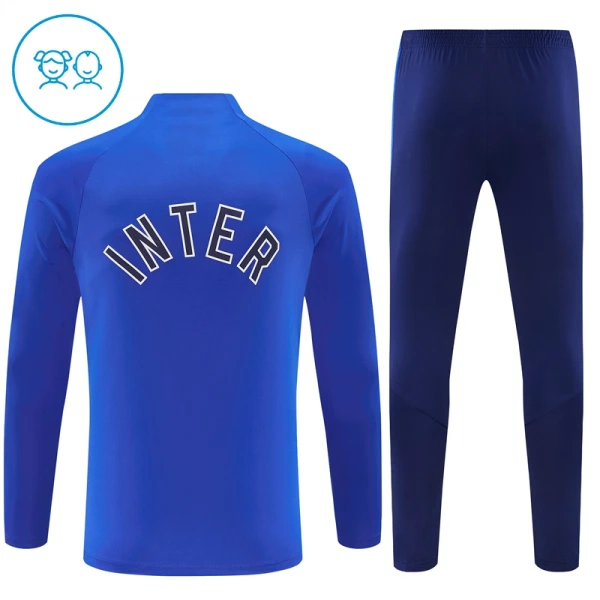 Inter Milan Trenings Collegegenser Set Barn 2026/2027 Blå