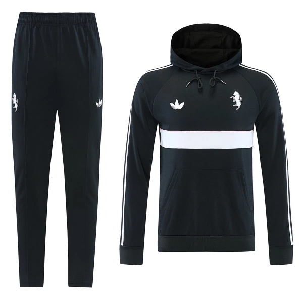 Juventus Hoodie Trenings Collegegenser Set 2026/2027 Svart