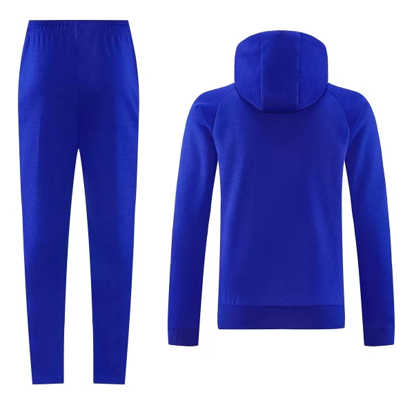 Manchester United Hoodie Trenings Collegegenser Set 2026/2027 Blå
