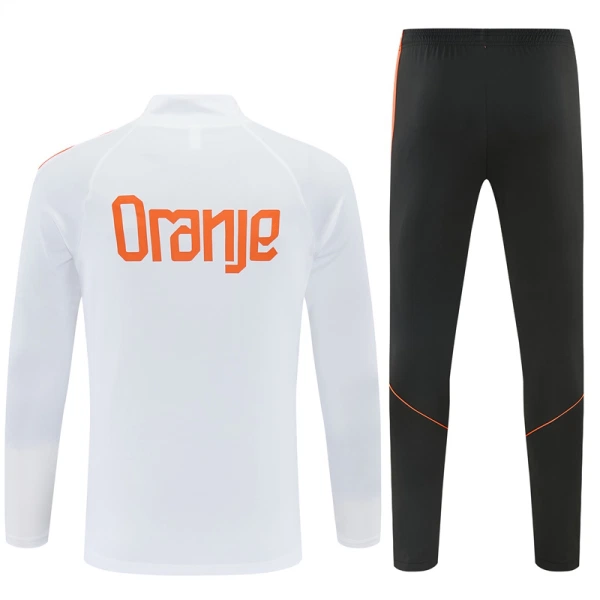 Nederland Trenings Collegegenser Set 2026/2027 Hvit