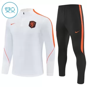 Nederland Trenings Collegegenser Set Barn 2026/2027 Hvit