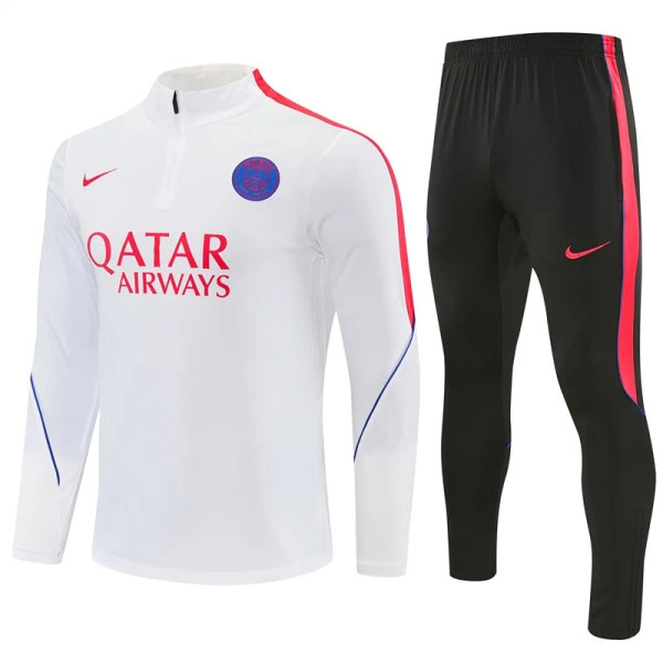 Paris Saint-Germain Trenings Collegegenser Set 2026/2027 Hvit Paris Saint-Germain Trenings Collegegenser Set 2026/2027 Hvit