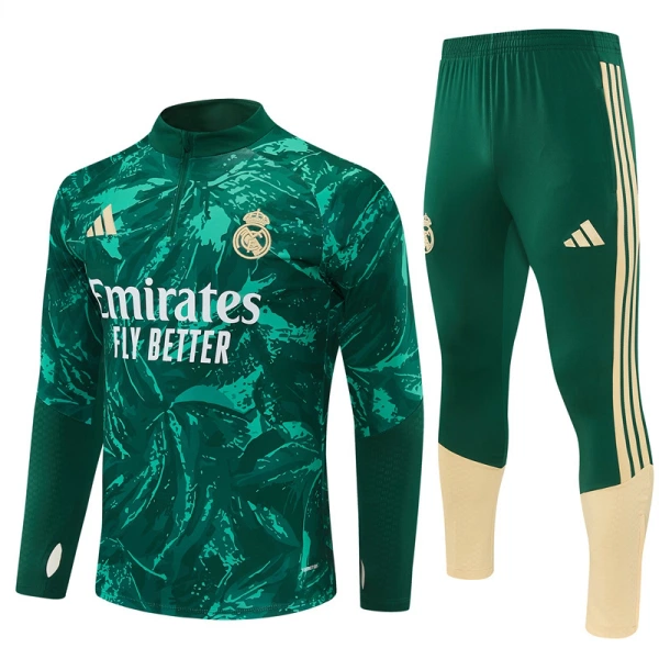 Real Madrid Trenings Collegegenser Set 2026/2027 Grønn Real Madrid Trenings Collegegenser Set 2026/2027 Grønn