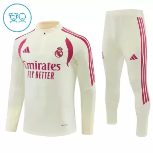 Real Madrid Trenings Collegegenser Set Barn 2026/2027 Hvit