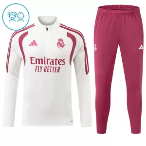 Real Madrid Trenings Collegegenser Set Barn 2026/2027 Hvit
