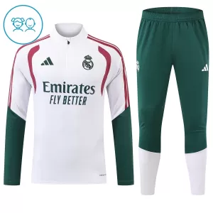 Real Madrid Trenings Collegegenser Set Barn 2026/2027 Hvit