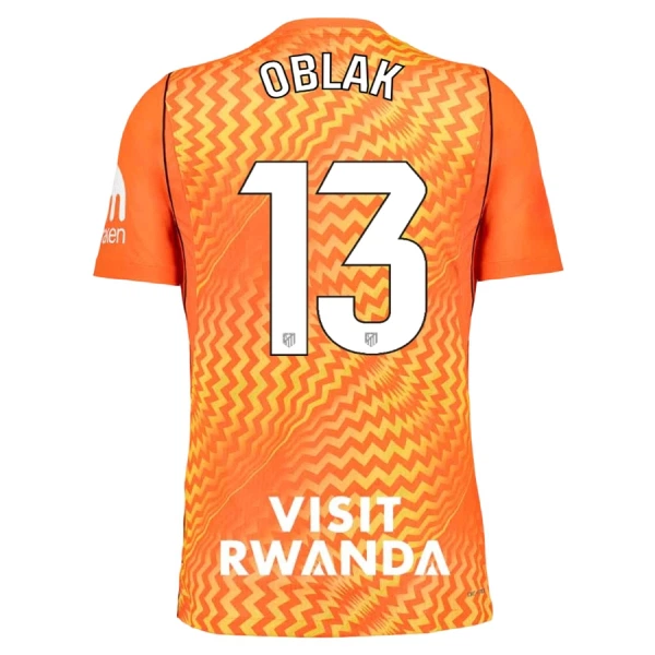 Atlético Madrid Jan Oblak 13 Målvakt Trøye 2026/2027 Oransje