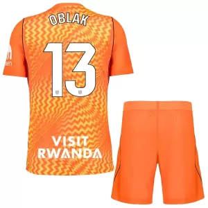 Atlético Madrid Jan Oblak 13 Målvakt Trøye Barn 2026/2027 Oransje