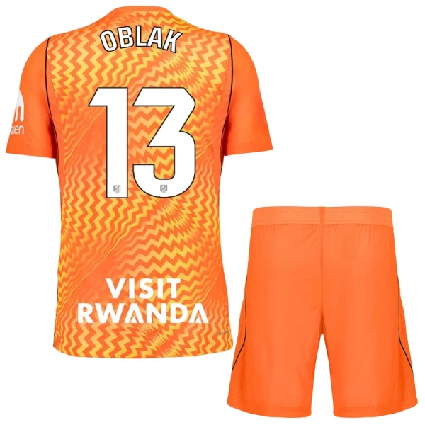 Atlético Madrid Jan Oblak 13 Målvakt Trøye Barn 2026/2027 Oransje Atlético Madrid Jan Oblak 13 Målvakt Trøye Barn 2026/2027 Oransje