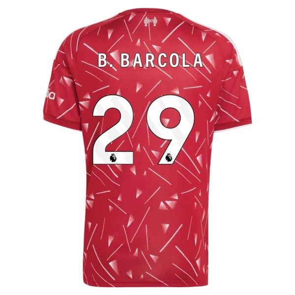 Liverpool B. Barcola 29 Hjemmetrøye 2026/2027 Liverpool B. Barcola 29 Hjemmetrøye 2026/2027