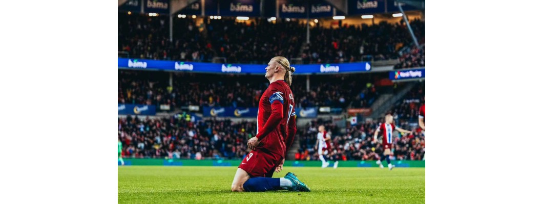 Norges stolthet Haaland scoret to ganger for å hjelpe Norge med å slå Slovenia 3-0 Norges stolthet Haaland scoret to ganger for å hjelpe Norge med å slå Slovenia 3-0