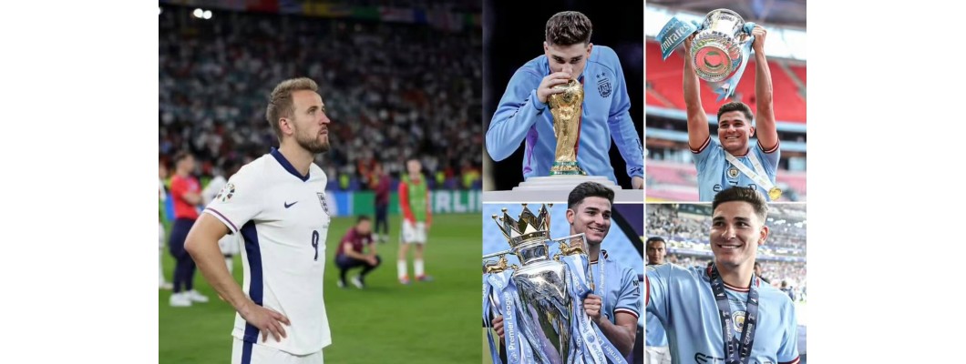 Harry Kane uten mesterskapsforbannelse og Alvarez med mesterskaps-grandslam Harry Kane uten mesterskapsforbannelse og Alvarez med mesterskaps-grandslam