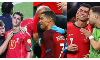 Tre tårer, selv om alderen fortsetter å gå forbi, eksisterer fortsatt hjertet som elsker portugisisk fotball