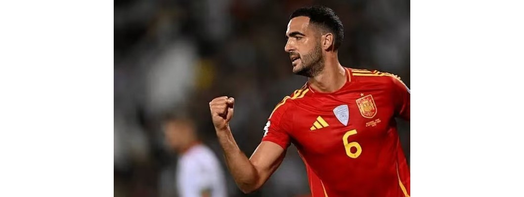 Fra midtbane til spiss scorer Merino et spektakulært hat-trick.