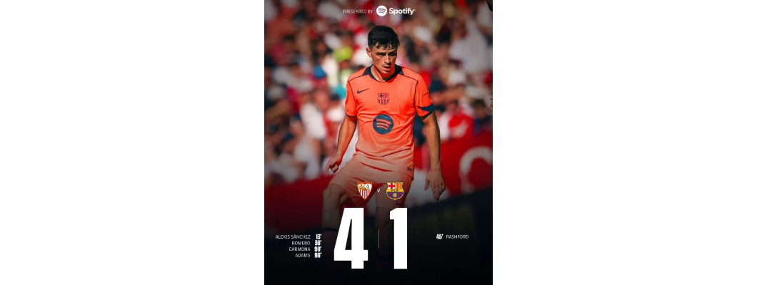 En ti år lang forbannelse ender med Sevillas 4-1-seier over Barcelona. En ti år lang forbannelse ender med Sevillas 4-1-seier over Barcelona.